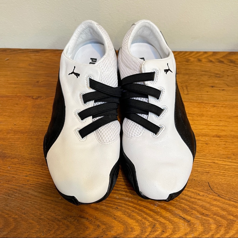Puma Black & White Slip on Sneakers